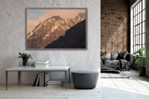 Mountain sunset